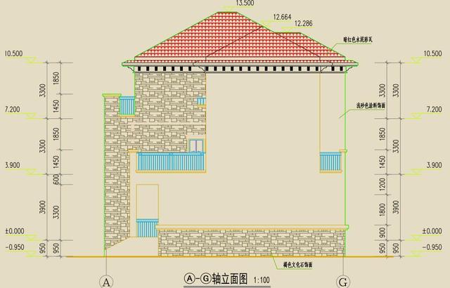 農(nóng)村自建房要點(diǎn)，自建別墅設(shè)計(jì)完整施工套圖！