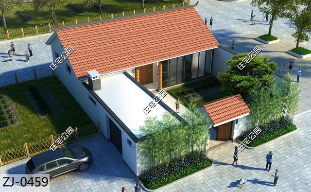 自建單層鄉村合院設計，12萬所有都齊全了！