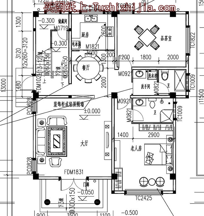 135平三層農村樓房設計圖及效果圖，造價20萬左右