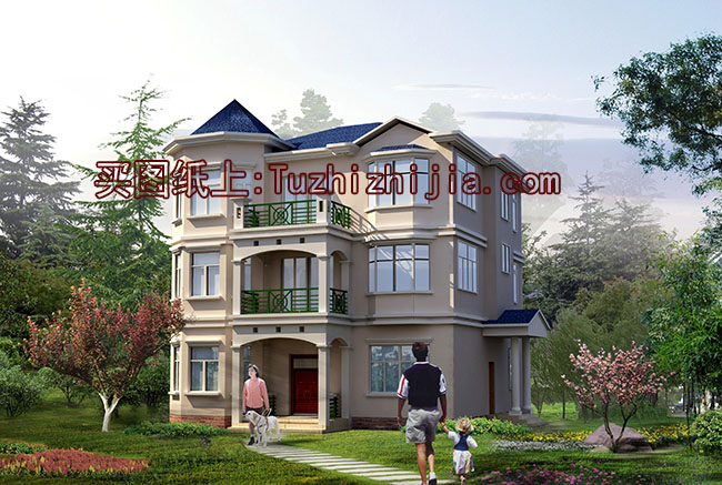 預算30萬三層樓房設計圖含效果圖,戶型經典