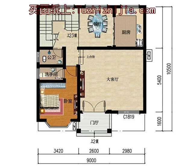 小戶型三層別墅設計圖，戶型經典，外觀精致、美觀