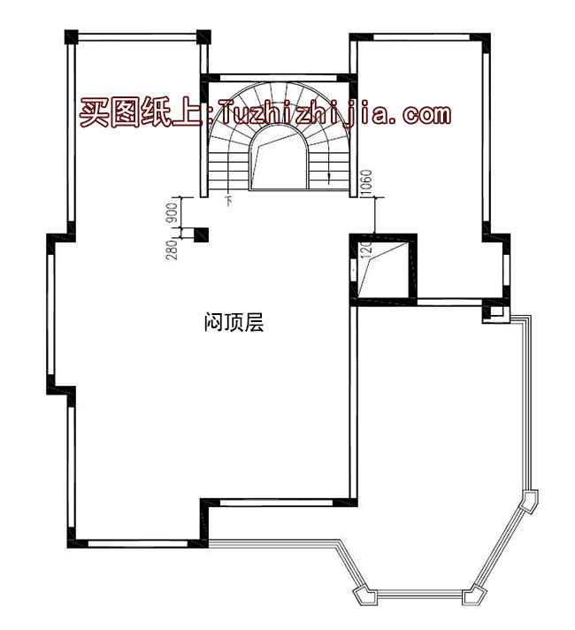 豪華高端三層帶地下室別墅設計圖，可帶電梯