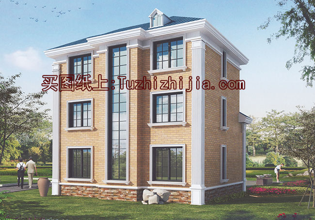 115平漂亮的三層別墅設計方案，外觀圖片大氣、精致