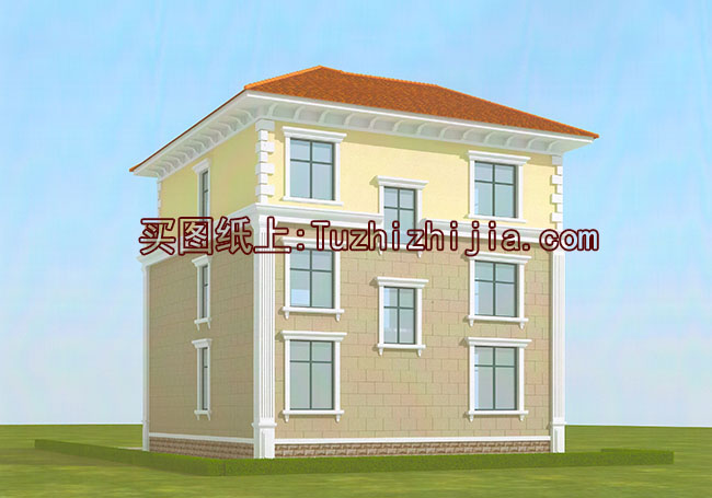 20萬農村自建三層別墅設計圖,外觀美觀,戶型實用