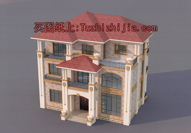 150平歐式別墅房屋設計圖,外觀精美、氣派