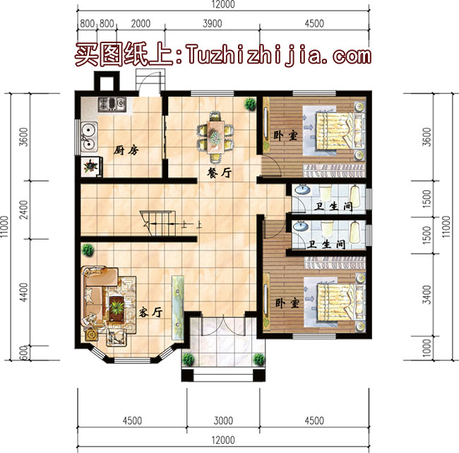 外觀看起來高端、奢華的二層小別墅設計圖,推薦
