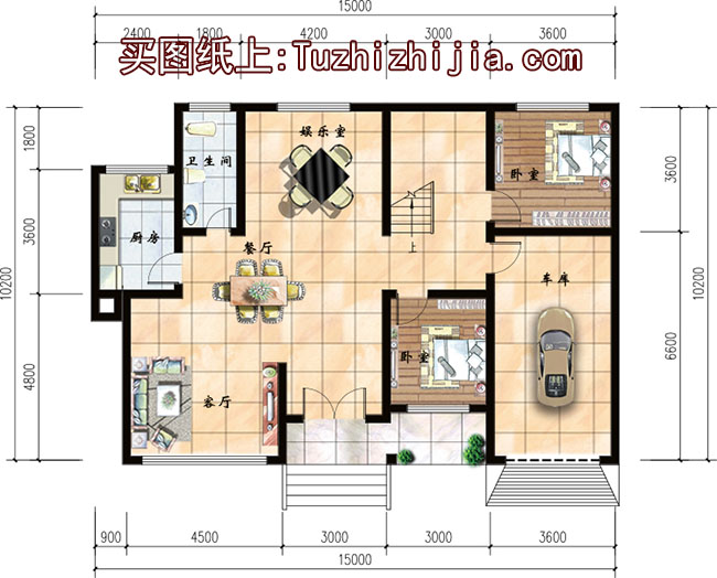 歐式兩層別墅設計圖及歐式效果圖,造價25萬左右