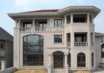 造價40萬內三層別墅房屋設計方案,設計圖+外觀效果圖