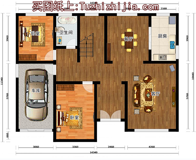 農村二層半別墅圖片大全,二層半別墅設計圖推薦