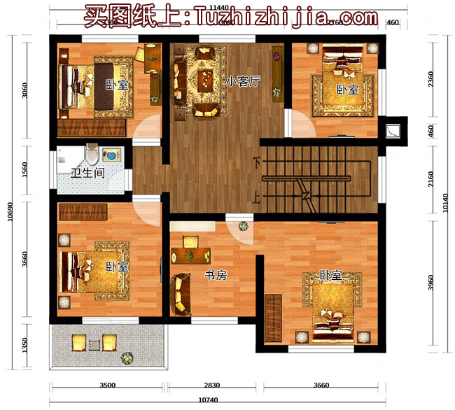 10萬(wàn)農(nóng)村別墅設(shè)計(jì)圖小戶型，經(jīng)濟(jì)、耐看、實(shí)用