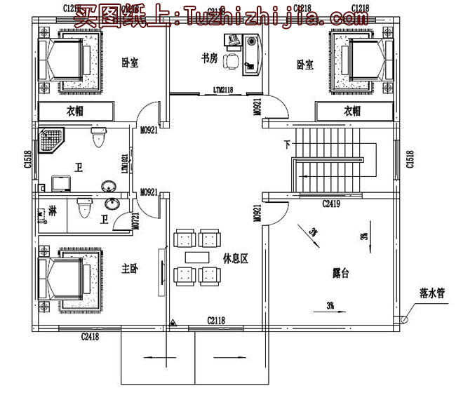 造價25萬農村二層小別墅設計圖,外觀效果圖美觀、精致