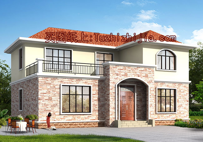 簡單農村自建二層樓房設計圖,南北通透