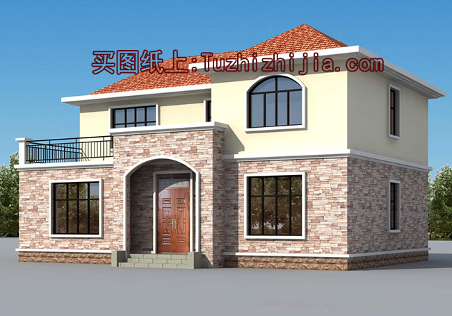 簡單農村自建二層樓房設計圖,南北通透