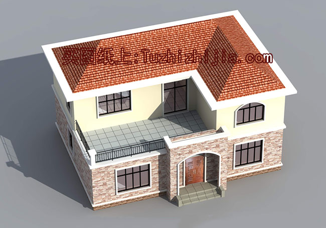 簡單農村自建二層樓房設計圖,南北通透