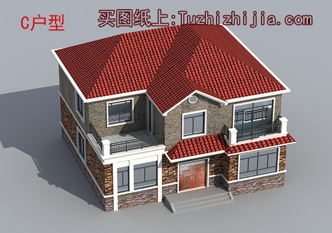 兩層三間農村房屋設計圖,新農村住宅方案推薦