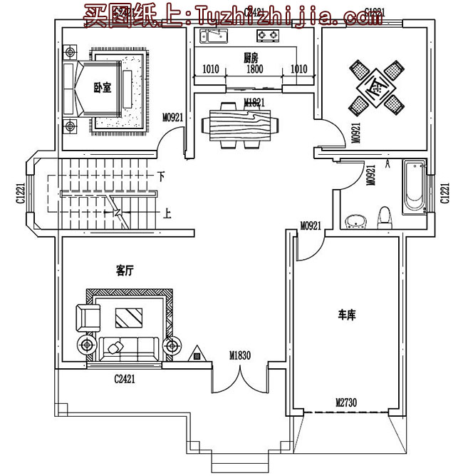 帶車庫現(xiàn)代三層樓房設(shè)計圖,外觀效果圖時尚、美觀