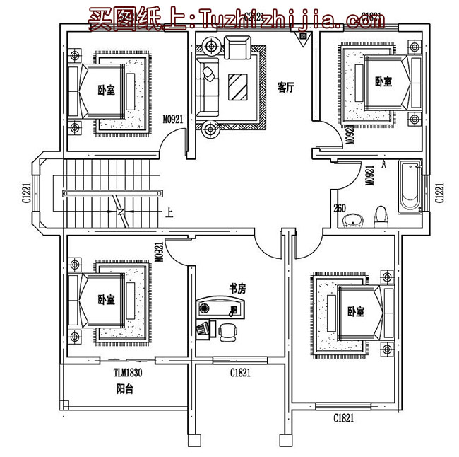 帶車庫現(xiàn)代三層樓房設(shè)計圖,外觀效果圖時尚、美觀