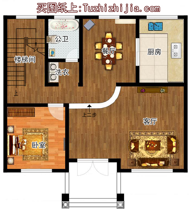 經典的農村三層小樓房設計圖,外觀圖片時尚、精致