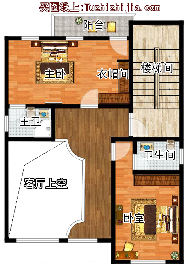 農(nóng)村四層復(fù)式房屋設(shè)計(jì)圖紙,占地105平方米預(yù)算35萬左右