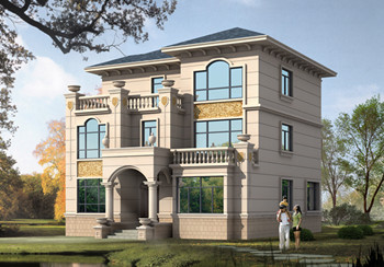 新農(nóng)村三層小別墅設(shè)計(jì)圖紙,占地160平左右,好看不貴