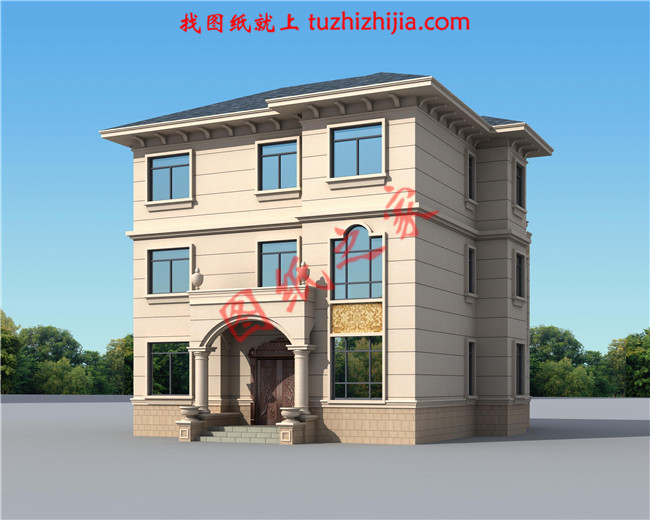 新農(nóng)村三層小別墅設(shè)計(jì)圖紙，占地160平左右，好看不貴