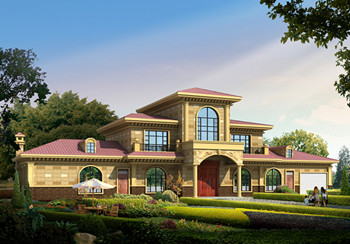 五星級土豪二層半小別墅，占地240平米，外觀大氣豪放