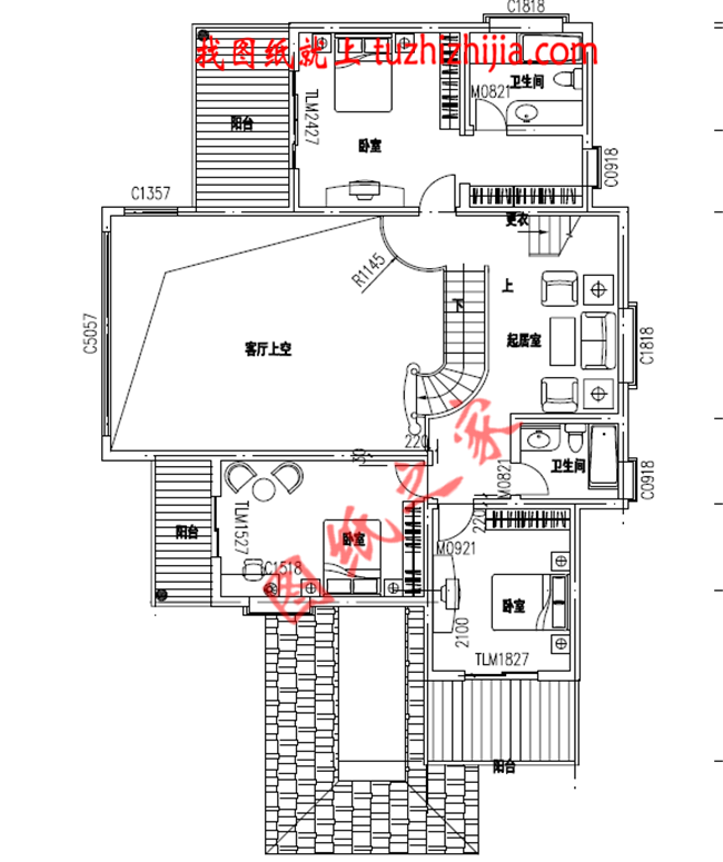 帶車庫三層農村小別墅設計圖，最新的設計，款式新穎