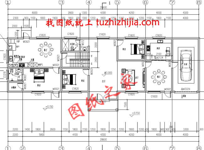 五星級土豪二層半小別墅，占地240平米，外觀大氣豪放