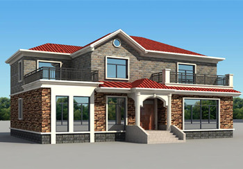 30萬以下的經典二層新農村別墅設計圖紙及效果圖,簡單大氣