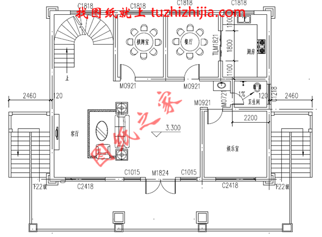 160平米三層別墅設計圖,功能齊全,外觀漂亮,適合和父母同住