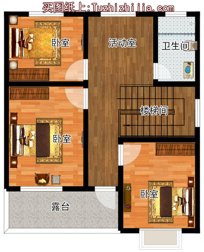 經典小戶型新農村房屋住宅設計圖,10萬左右