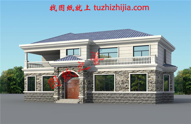 簡約大氣170平米二層別墅設計圖,戶型布局經典、實用,二樓空間利用率高,布局巧妙