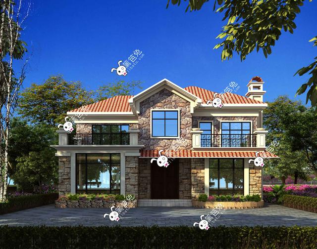 3套最受歡迎的兩層自建房別墅設計圖，你喜歡哪套？