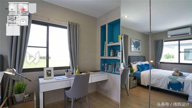 占地僅100平現(xiàn)代二層小別墅圖，地雖小，布局卻很合理