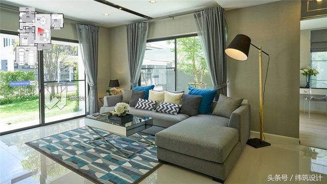 占地僅100平現(xiàn)代二層小別墅圖，地雖小，布局卻很合理