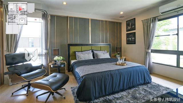 占地僅100平現(xiàn)代二層小別墅圖，地雖小，布局卻很合理