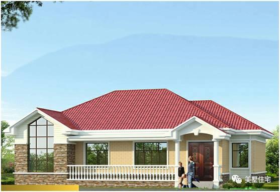 鄉下建房一層戶型圖，看完誰還敢說一層不能叫別墅