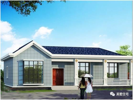 鄉下建房一層戶型圖，看完誰還敢說一層不能叫別墅