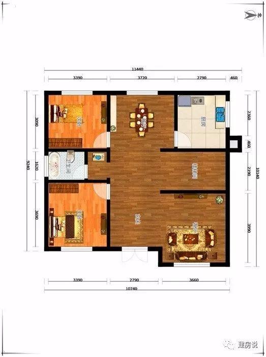 8萬元二層農村房子圖片（全套圖紙），建房的趕快看