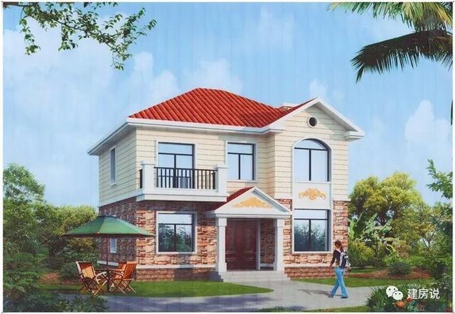 8萬元二層農村房子圖片（全套圖紙），建房的趕快看