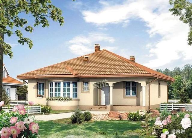 2套美式一層別墅圖，顏值高，人見人愛
