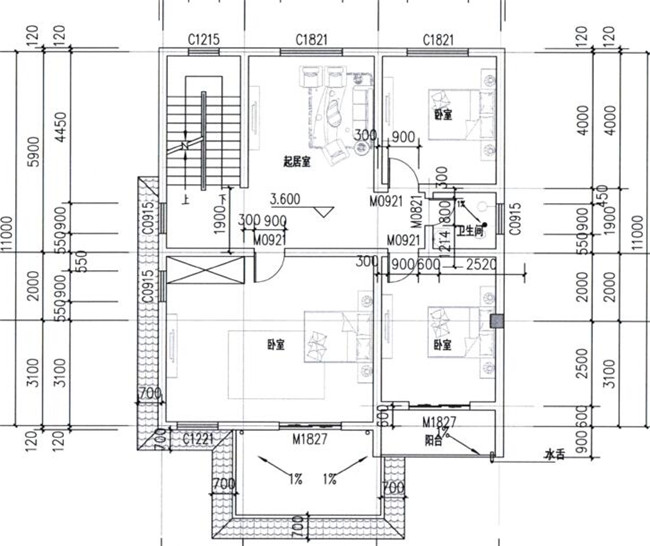力薦：12x10米農(nóng)村自建房圖紙幾套，保證看了喜歡