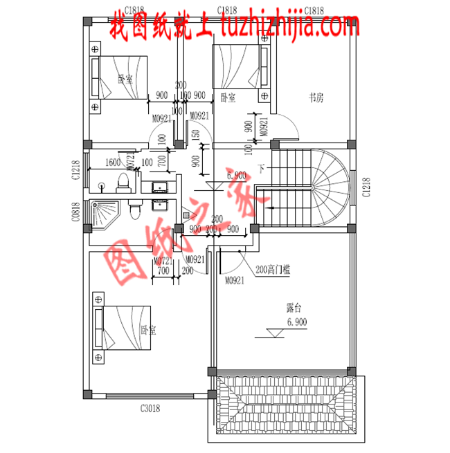 小戶型農村三層房屋設計圖,占地120平米,布局非常合理,外表典雅華美