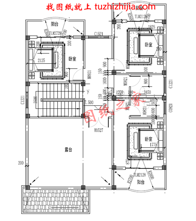 漂亮實用三層新農村小別墅設計圖紙，占地150平米，帶露臺，從哪個方向看都很好看
