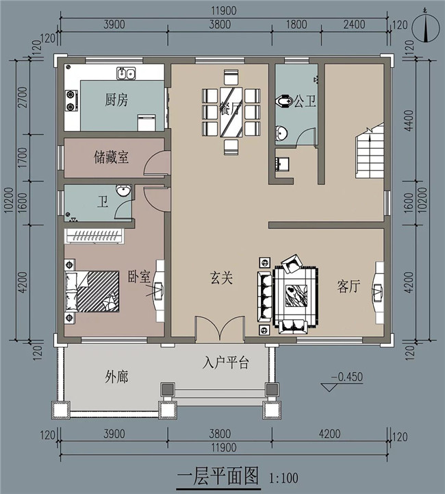 5套120平農村小別墅設計圖，款款經典、實用