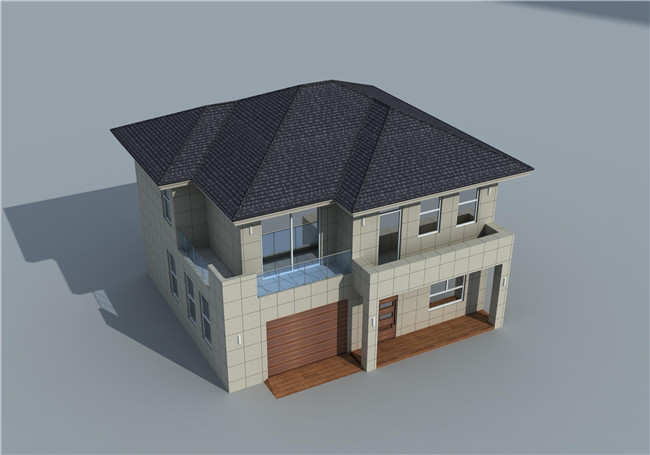 農村現代新式二層樓房設計圖，超時尚