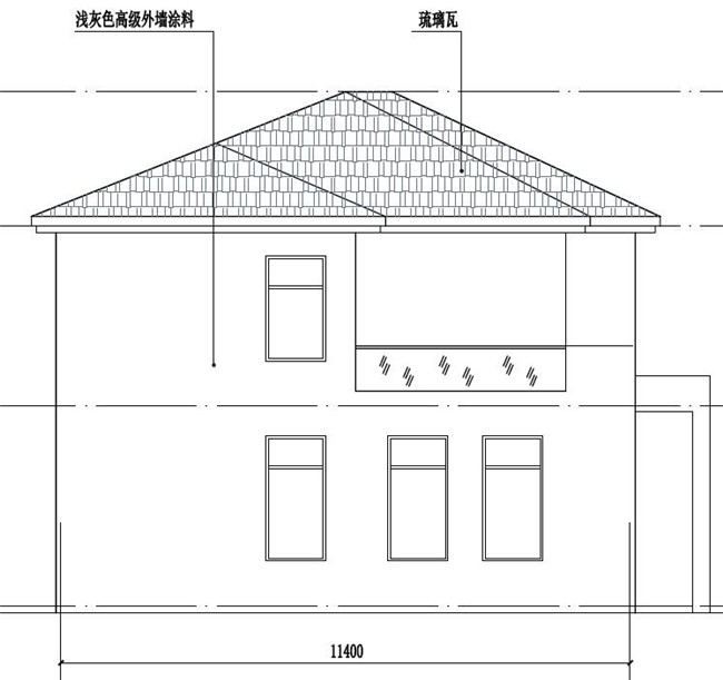 農村現代新式二層樓房設計圖，超時尚