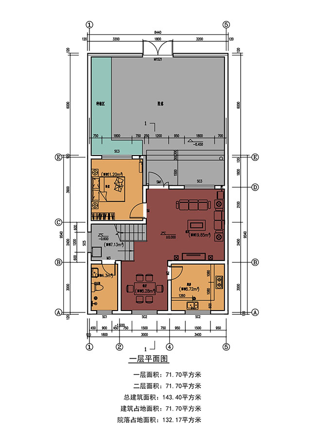 農村13萬元二層小樓設計圖，超有設計感的小戶型