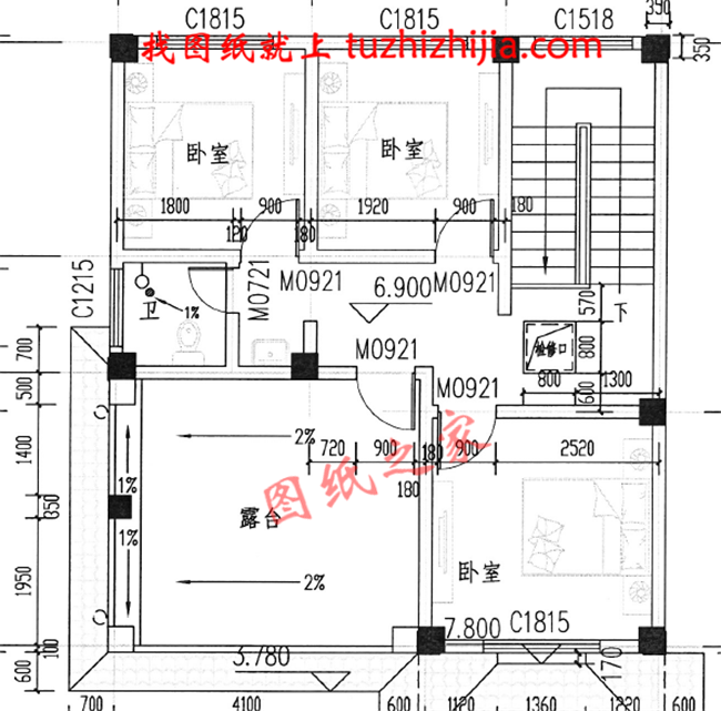 經典三層農村房屋設計圖紙,占地100平米左右,外觀典雅精致,內在寬敞舒適