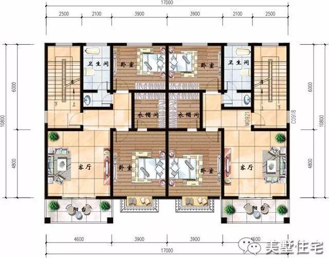 一戶30萬自建農村雙拼別墅，時尚簡約高低錯落，非常漂亮